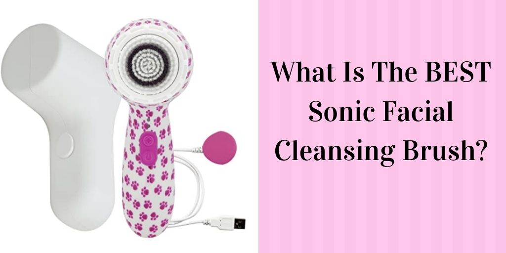 BEST Sonic Facial Cleansing Brush - Pink Sonic Facial Brush 