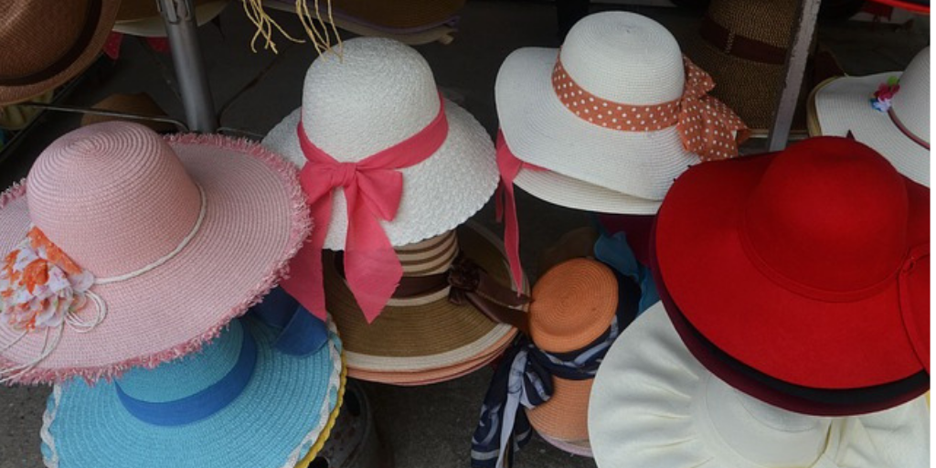 Wide brimmed hats in all colors